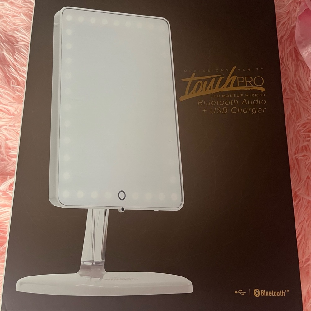 Impressions Touch Pro LED Vanity Mirror - White
